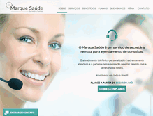Tablet Screenshot of marquesaude.com